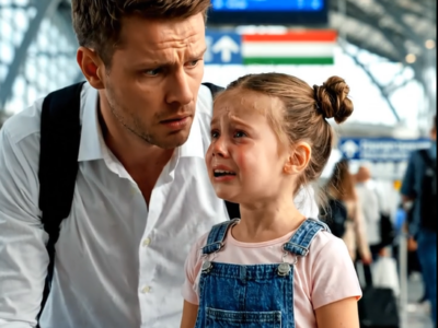 A férfi már épp fel akart szállni a repülőre, amikor egy kislány zokogva odafutott hozzá: „Kérem, segítsen… anyu alszik és nem akar felébredni!” 😢✈️