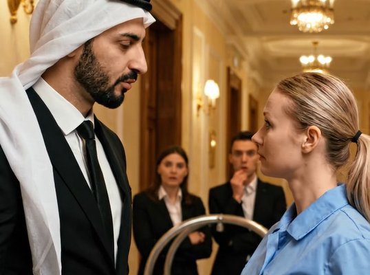 A MILLIÁRDOS ARABUL KÉRDEZETT VALAMIT… A TAKARÍTÓNŐ PEDIG VÁLASZOLT, ÉS MINDENKINEK ELÁLLT A LÉLEGZETE