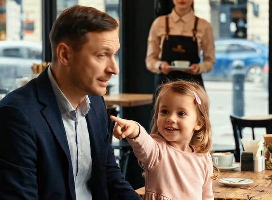 Egy férfi elment egy kávézóba a kisgyermekével, hogy eltöltsék az estét, de ehelyett egy olyan igazságot fedezett fel, ami teljesen megdöbbentette