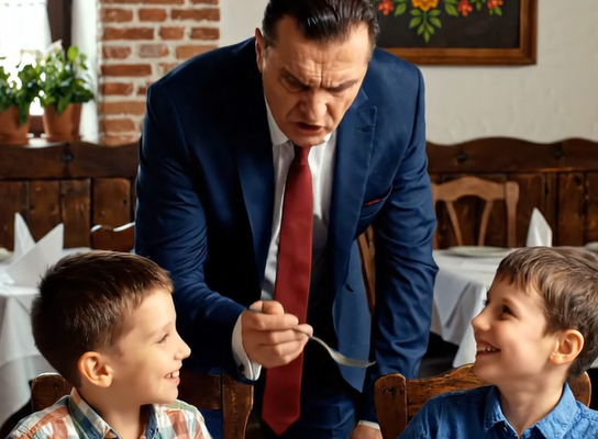 Egy milliomos vacsorázni viszi ikreit, de egy szegény nő a legnagyobb családi viszályt szítja.